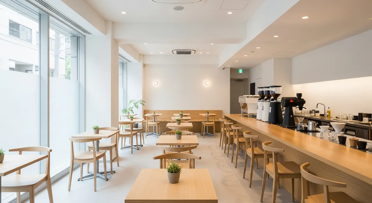 Specialty coffee shop in Tokyo
